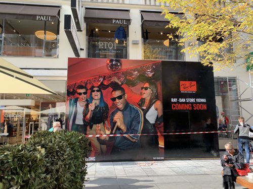 Gebäudefolierung Glasdekorfolie Werbetechnik